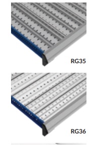 Gray plastic divider groove tray