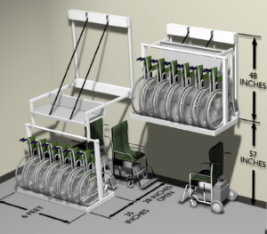 Wheelchair Storage overhead