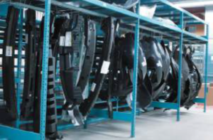 Specialized Storage for large auto parts